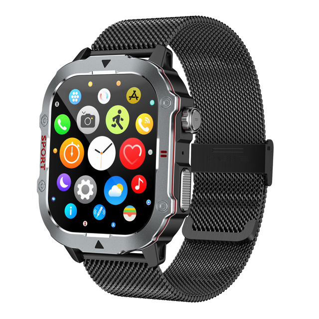 Cross-Border New Qx11 Men's Sports Smart Watch for BT Call Heart Rate Blood Pressure Monitoring Touch IP68 Compatible Android
