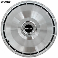 Jantes forgées EVOR personnalisées en alliage d'aluminium monobloc pour voiture 5x120 5x112 5x114.3 pouces 5 trous 6 trous 8 trous