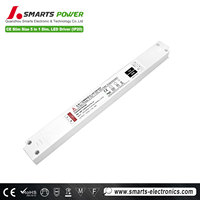 La tension constante 18w 24w 36w a mené l'alimentation d'énergie 12v 24v ca cc hôtel allumant la mini coquille en plastique Triac 0-10v obscurcissant le conducteur mené