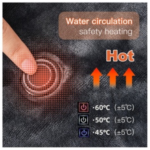 Intelligent Far-Infrared <b>USB</b> Heated Blanket with 3-Speed <b>Heating</b> Setting for Home Office Car RV Travel and Other Occasions - Product Image 4