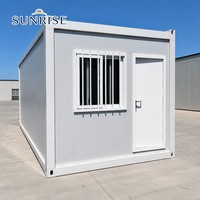Maison préfabriquée démontable SUNRISE 10ft/20ft, mini-maison de luxe modulaire en conteneur 40ft, maison de camping préfabriquée, maison conteneur démontable