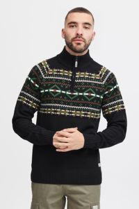 Personalizado FNJIA Inverno Padrão Engraçado Clássico Jacquard Jumper Manga Longa Pulôver Meia Zíper Camisola Feia Do Natal Dos Homens