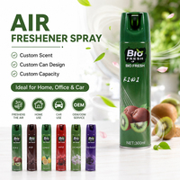 Désodorisant en spray écologique longue durée 300 ml, parfum lavande, kiwi et oud, pour les pièces intérieures