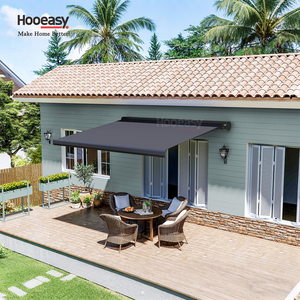Toldo de Jardín <span class=keywords><strong>para</strong></span> Balcón Hooeasy, Tipo Casete, <span class=keywords><strong>con</strong></span> <span class=keywords><strong>Manivela</strong></span>, Motorizado, Control Remoto, Retráctil, Plegable - Product Image 1