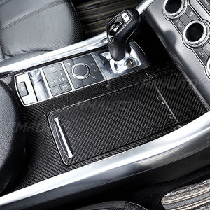 2 pièces de protection de panneau de console centrale de voiture en fibre de carbone pour Land Rover Range Rover Sport 2014 2015 2016 2017 - Product Image 5