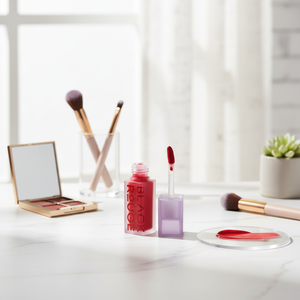 Coréen Noir Rouge Marque Double Couche Sur Velours 2 DL10 Romantique Rose Garder Les Lèvres Humides Maquillage Produits Cosmétiques Lipgloss - Product Image 3