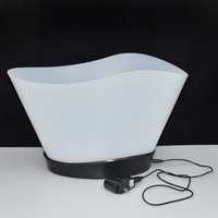 OEM Personnalisé 12L Grand Seau à Glace Led Laser pour Peinture Lumineux Rechargeable avec Tente de Table pour Bouteille de Vin de Champagne