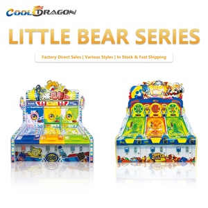 CoolDragon Bear Spin Fun Machine de jeu de loterie pour enfants à monnayeur, pour supermarché intérieur, construction métallique, garantie 1 an, à vendre - Product Image 1