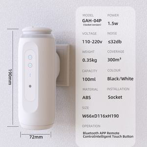 Household 100ml UK <b>Plug</b> USB Plastic Waterless Electric Aroma Diffuser <b>with</b> 7-Color LED <b>Light</b> for Hotel Use - Product Image 3