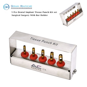 Kit de poinçon de tissu Ensemble de 5 instruments d'implantation Instruments chirurgicaux dentaires - Product Image 3