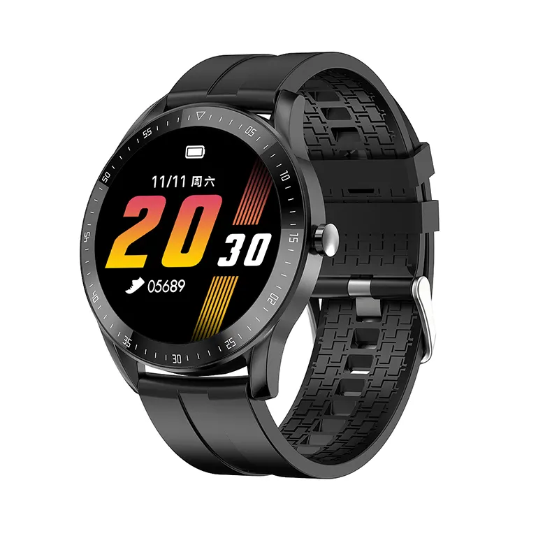 Orunjo F15 Smart Watch Full Touch IP68 Waterproof Blood Pressure Heart Rate Round Screen Bracelet