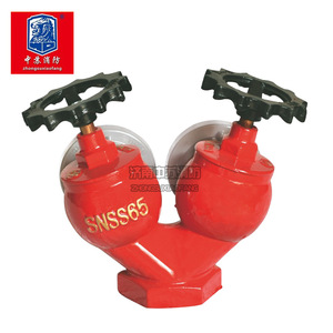 Zhongsu Fire SNSS65 Indoor Fire Hydrant DN65 <b>Cast</b> Iron Double Valve For Class A And B Fires - Product Image 1