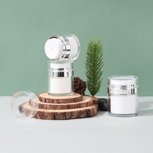 Flacon pompe airless rechargeable et réutilisable, double paroi occultante, 15 ml, pour sérum, lotion et masque facial – Soin haut de gamme - Product Image 4