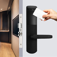 Sistema de Cerradura de Puerta de Hotel con Tarjeta RFID y Software, Cerradura Inteligente con Tarjeta para Puerta de Madera/Metal, Opcional para Hoteles