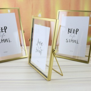 Ameublement personnalité décoration créative décoration fer Art géométrique <span class=keywords><strong>verre</strong></span> métal <span class=keywords><strong>cadre</strong></span> <span class=keywords><strong>Photo</strong></span> tridimensionnel - Product Image 4