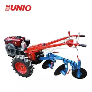 8HP 10HP 12hp 15HP 18HP 22hp Mini 2 Bánh Xe Trang Trại Đi Bộ Máy kéo với cày/ROTARY tiller với chỗ ngồi