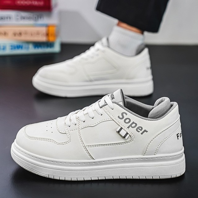 Men's Spring New Breathable and Wear-resistant Workwear Style Shoes Men's Sports Shoes Board Shoes