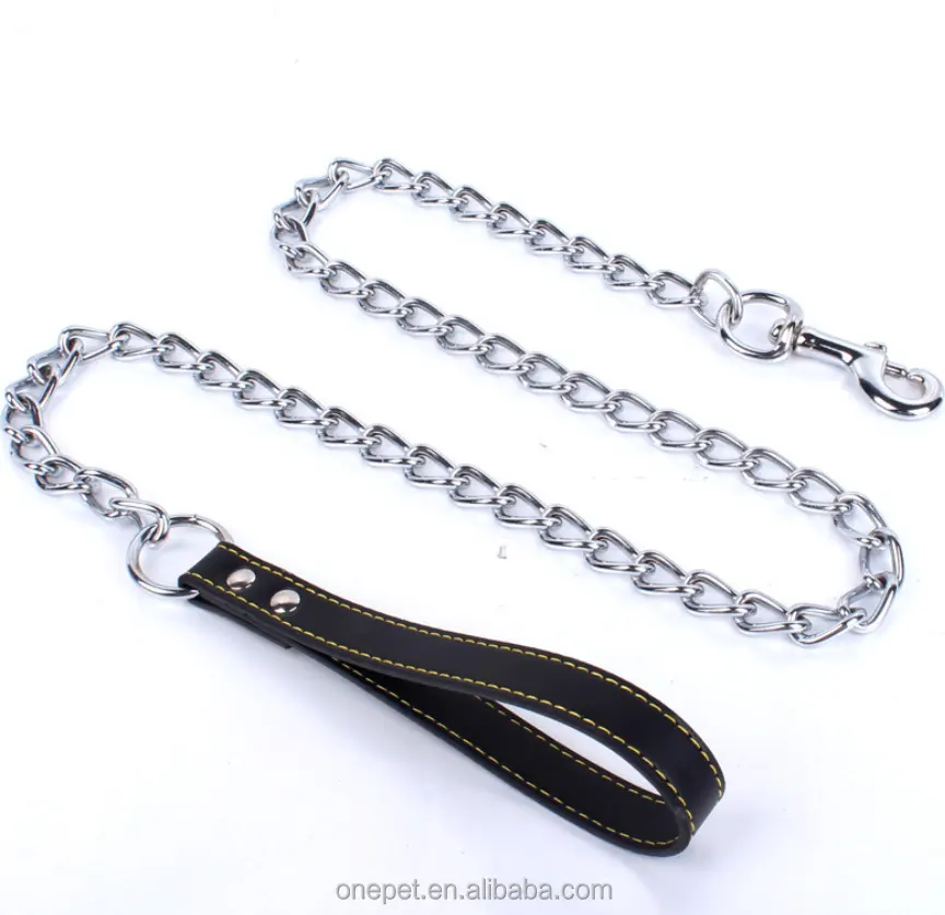 Collier en chaîne pour animaux de compagnie, laisse pour bouledogue cubain, accessoires de dressage pour chien, laisse