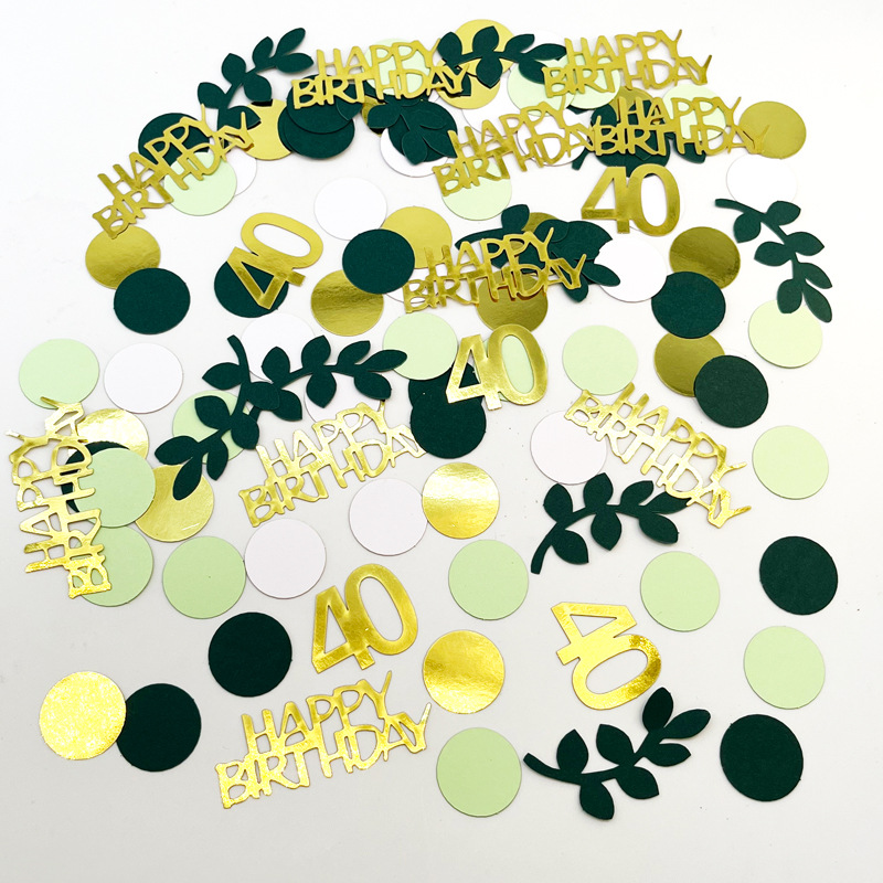 Buon compleanno verde 40