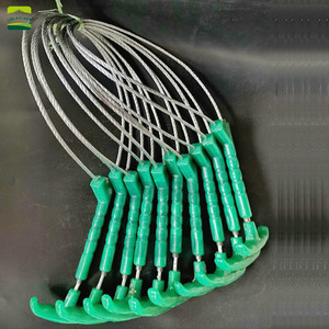 เชือกยึดหมู สแตนเลส สีเขียว ลวดเต็มเส้น สำหรับอุปกรณ์เลี้ยงหมู - Product Image 3