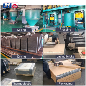 Magie <span class=keywords><strong>Carbon</strong></span> Vật Liệu Chịu Lửa Đen Cháy Gạch cho Lò Điện/Thép Lò Nồi/EAF/Lime Green Lò - Product Image 4