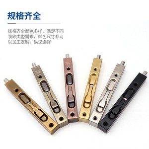 Stainless Steel Box Type <b>Latch</b> 6 45 Inch Top And Bottom Door Bolt Hidden Security <b>Lock</b> For Door Window - Product Image 2