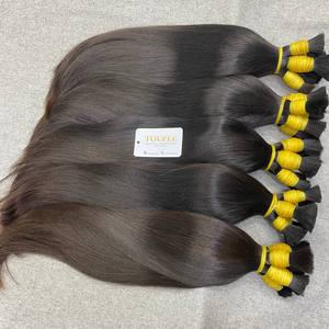 Cheveux humains vierges et de qualité supérieure en vrac du Vietnam |   Cheveux naturellement lisses |   Cuticules entièrement intactes |   Sans nœuds |   Prix OEM - Product Image 2
