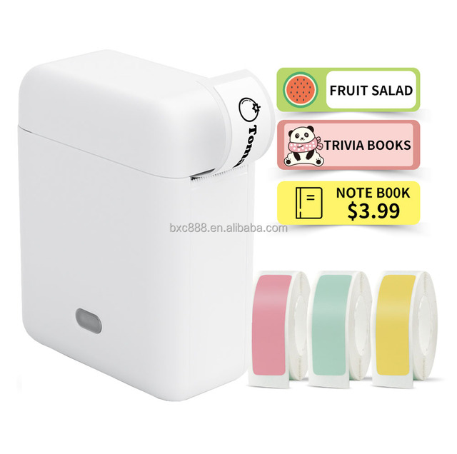Portable Thermal Adhesive Label Printer Fast Home & Office Use Wireless Pocket Portable Sticker Printer From Factory Stock