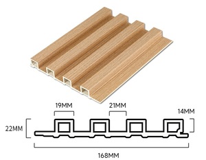 Hiện đại <span class=keywords><strong>WPC</strong></span> Panel tường với 3D hiệu ứng gỗ chống cháy không thấm nước dễ dàng cài đặt bệnh viện khách sạn sử dụng sẵn sàng thực hiện vật liệu xây dựng - Product Image 5