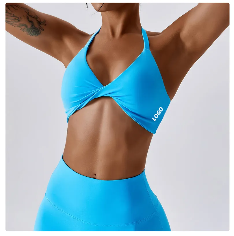 2023 Sexy Plus Size XXXL Mulheres Strap Stretch Yoga Correndo Workout Active Cross Fit Tops Sutiã Para As Mulheres Na Moda