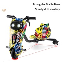 Auto Eléctrico de Derrape para Niños, Triciclo de Equilibrio para Exteriores, Go-Kart de Juguete, 8 kg