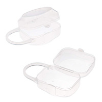 Hygiène Sécurité Bébé Produit Bébé Anneau De Dentition Sucette Boîte En Plastique Factice Sucette Cas Bébé Accessoire