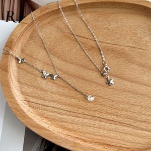 สร้อยคอจี้เพชรคิวบิกเซอร์โคเนีย 5A รุ่นใหม่จาก Dylam พร้อมสายปรับระดับได้ ชุบโรเดียม เงินแท้ 925 - Product Image 4