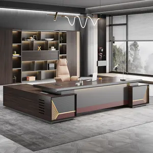 luxury Office furniture office desks bureau travail boss desk executive office table escritorios de oficina commercial furniture