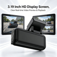 Cámara para Coche VIEVGUARB VS120 con Monitor de Estacionamiento, Grabación en Bucle, Visión Nocturna, Sensor G, Control por Aplicación, 4K FHD, WiFi, GPS, Doble Lente