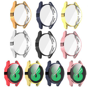 Coque de placage en TPU antichoc anti-empreinte digitale Protection complète cadre de montre couverture de pare-chocs pour Samsung Galaxy Watch 4 40mm 44mm - Product Image 2