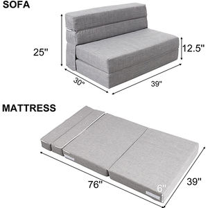 أريكة قابلة للنوم مبتكرة فريدة من نوعها عالية الجودة ومستخدمة على نطاق واسع ، سرير حائط للأريكة - Product Image 3