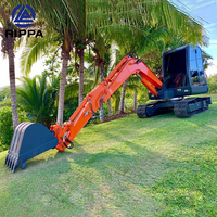 Excavatrice sur chenilles en caoutchouc Rippa R360, livraison gratuite, approuvée par l'EPA, excavatrice approuvée, Bager