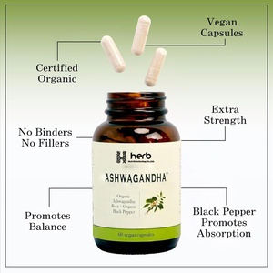 Capsules d'Ashwagandha de Suppléments naturels à base de plantes de marques de distributeur OEM/ODM pour le soutien immunitaire d'adulte 60 capsules par bouteille - Product Image 3