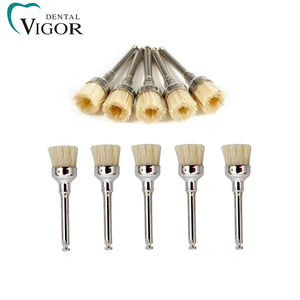 Cepillo de Pulido Dental Profiláctico, 100 Unidades/Caja, Tipo Cuenco con Cerdas, Desechable, para Limpieza Bucal, Materiales y Equipos Dentales - Product Image 2