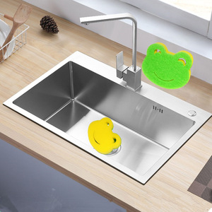 Éponge magique en forme de grenouille pour le lavage de la vaisselle, outil de nettoyage de cuisine, design animal pour casseroles et poêles - Product Image 2