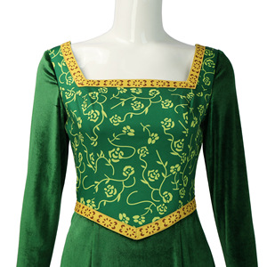 Mostro principessa Cosplay <span class=keywords><strong>Fiona</strong></span> <span class=keywords><strong>verde</strong></span> <span class=keywords><strong>vestito</strong></span> Costume di carnevale di Halloween festa Shrek - Product Image 5