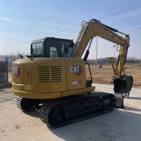 Excavatrice utilisée Caterpillar 308 de CAT 308E2 mini excavatrice originale du Japon 8ton excavatrice utilisée de CAT 308 mini excavatrice avec le pouce