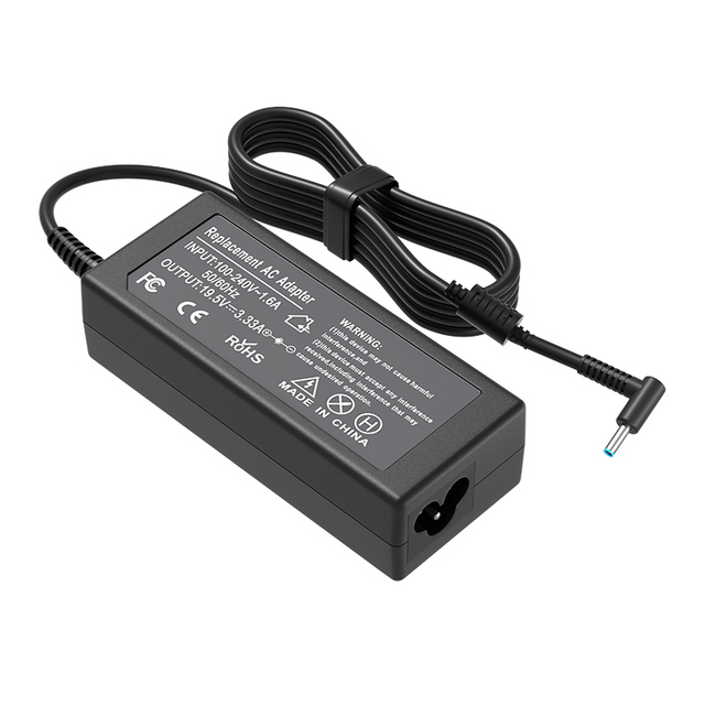 Custom 65W 19.5V 3.33A 4.5*3.0mm Blue Pin Notebook Charger AC Power Adapter Laptop Charger for Envy Spectre X360