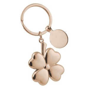 Porte-clés Ros Green Quadrifoglio, mousqueton promotionnel élégant pour voitures et clés - Product Image 3