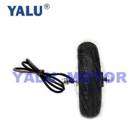Moteur de roue de scooter électrique 10 pouces 500W 48V avec pneu, moteur de roue de moto électrique 6,5 pouces