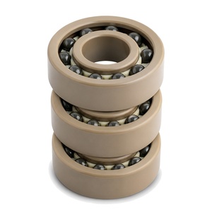 6010 50x80x16mm PEEK Hybrid Ball Bearing Silicon <b>Nitride</b> Ball for High Temperature Motor - Product Image 2