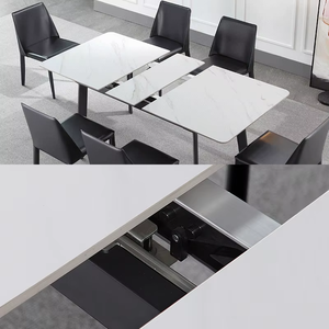 Juego de rodamientos sincronizados para rieles de mesa, mecanismo deslizante metálico transformador para mesas extensibles - Product Image 3