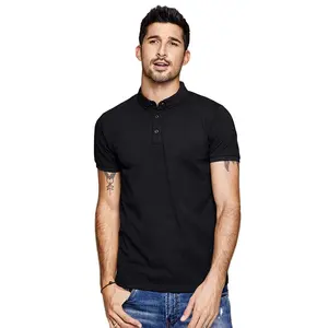 Kişiselleştirilmiş isteğe göre Polo gömlek Mens özel işlemeli veya baskı logosu T Shirt tenis Golf Polo fabrika Polo T Shirt toptan