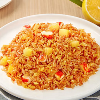 Riz frit maison préparé IQF avec oeufs et jambon végétarien Plats surgelés prêts-à-cuisiner